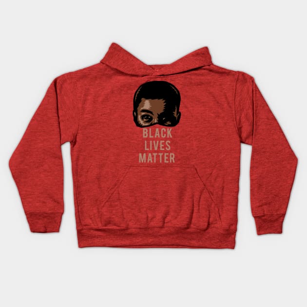 Black lives matter Kids Hoodie by AhmadMujib